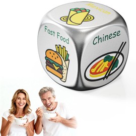 Stocking Stuffers for Men Women,Colorful Date Night Food Decision Dice,Mens Gifts,Funny Gifts for Men Women Couple Girlfriend Boyfriend Husband Wife Anniversary Birthday Wedding Fathers Day