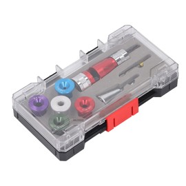Fafeicy Pelacables para Taladro Eléctrico Awg, Aleación de Aluminio, Pelado Rápido para Electricistas, Herramienta Compacta Portátil para Cables de Ca