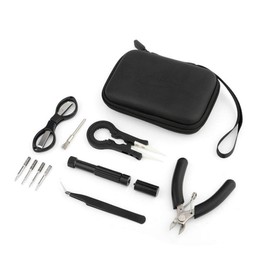 Shopdp Ecigarettes Dedicated DIY Tool Kit Set, Beginners, RBA/RTA Build, 10 in 1 Storage Bag, Convenient Storage