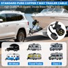 Billion wealth 10 Ft Heavy Duty 7 Way Trailer Cord