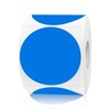 YEGAWEN Removable Stickers - 300Pcs Blue Circle Color Stickers, Waterproof,