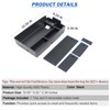 TOPINSTALL Blue Center Console Tray Compatible with Ford Escape 2020-2026