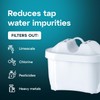 AQUAEFFECT MAX+ Water Filters 3 Pack - Compatible with BRITA