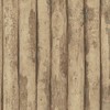 Norwall FH37536 Log Cabin Prepasted Wallpaper, Brown, Raw Sienna, Amber,