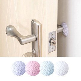 [PK] Pastel Door Stopper - Prevents Door Slamming, Finger Pinching, and Door Dents Door Guard Pink 30ea