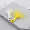 Briny River 30Pcs Feather Jig Head Hook Crappie Jigs Fishing