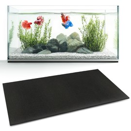 UNIFAMILY Aquarium Leveling Mat, 20 Gallon Fish Tank Mat for Shock Absorbing, 25x13IN Waterproof Compressible Neoprene Mat, Heavy Weight Support Fish Tank Cushions Nonslip Aquarium Bottom Pad