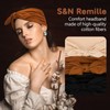 S&N Remille Wide Headbands for Women Extra Large headband turban
