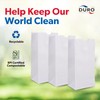 Duro 12# Large White Paper Lunch Bags 100 Count, Bulk