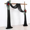 Wedding Arch Draping Fabric Black Backdrop Curtain Drape Easy to