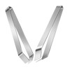 FELTECHELECTR 2pcs Stainless Steel Fish Bone Remover Tweezers Set with