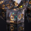 Handmade¬†Liquid Core Dice Set, 7 Counts/set Creative Quicksand¬†Polyhedral¬†Dice for Role