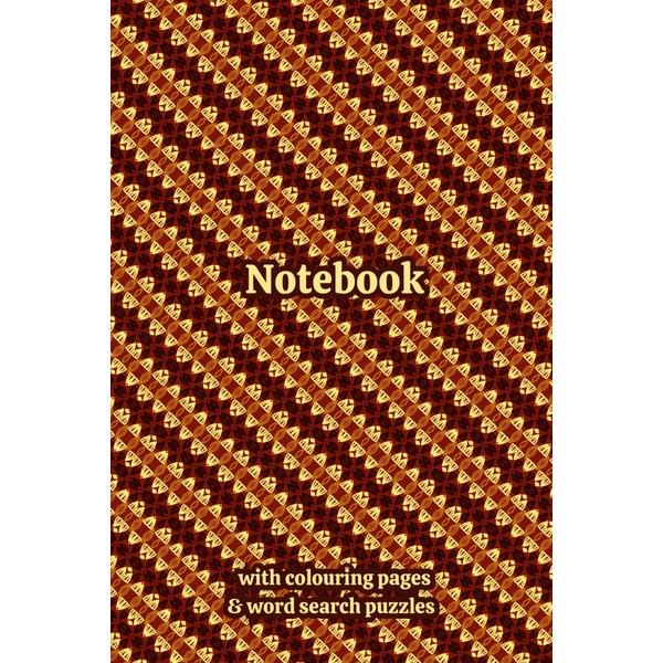 Crochet Granny Squares Themed Activity & Notebook: With Colouring Pages