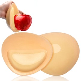 Nimiah Double-Sided Sticky Push-up Inserts - Instant Volume Adhesive Bra Pads | Breast Enhancer Chicken Cutlets for Swimsuit Dress Tops