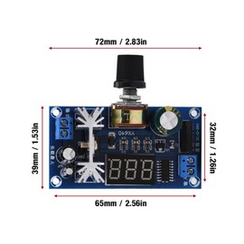 Respicefinem Lightweight Linear Regulator 0×7. 0×4. 0 Lm317 Voltage Regulator Power Supply Board Digital Voltage Display Lm317 Regulator Board Reliable