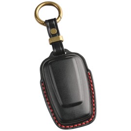 [smasol] Prius 50 Series Corolla Touring Corolla Cross Early Model Key Cover New Model RAV4 50 Series Key Case C-HR Crown 20 Series Genuine Leather Accessory (Black 3D Premium / 2 Buttons)