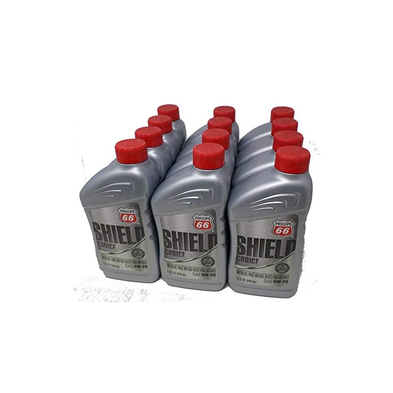 Phillips 66 5W20 Shield Choice Oil 12-Quart Case #1081448
