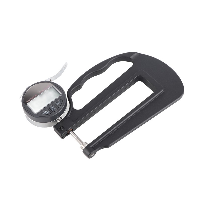 0‑12.7mm Digital Thickness Gauge 0.01mm/0.0005in Resolution Inch Metric Conversion for