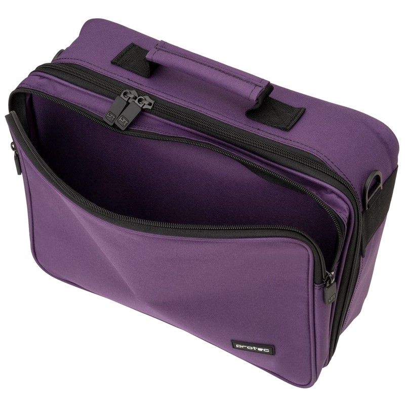 Protec Clarinet/Oboe Deluxe Case Cover with Large Storage Pocket, Purple,
