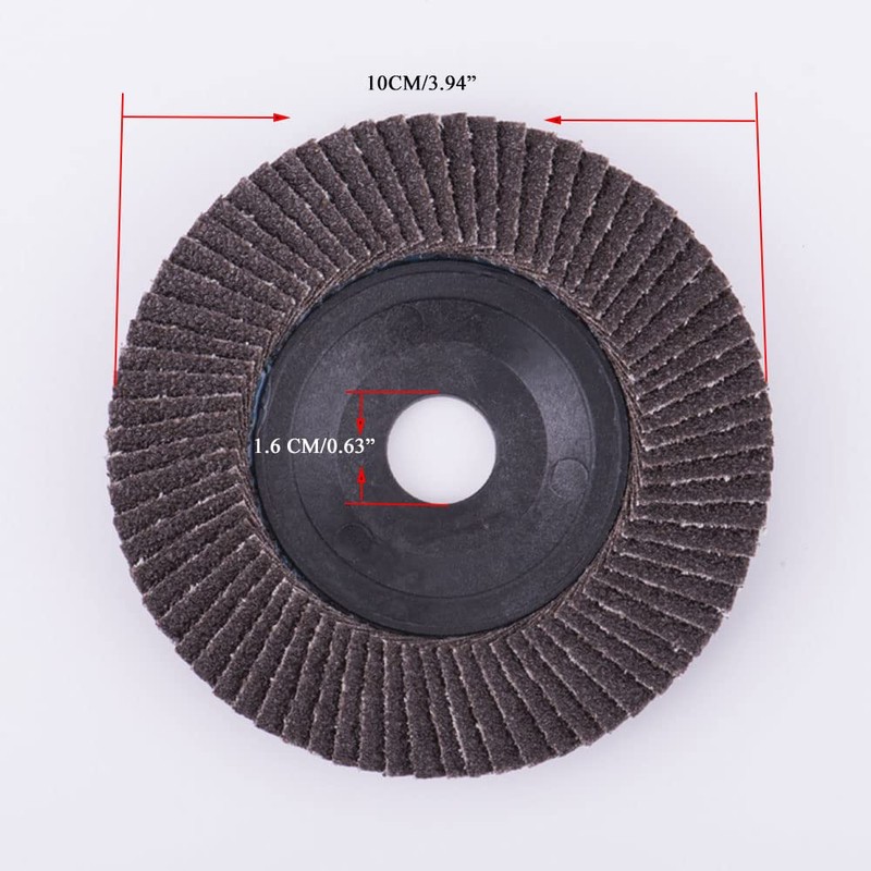 5 Pieces 320# Flap Grinding Discs Angle Grinder Discs Grinder