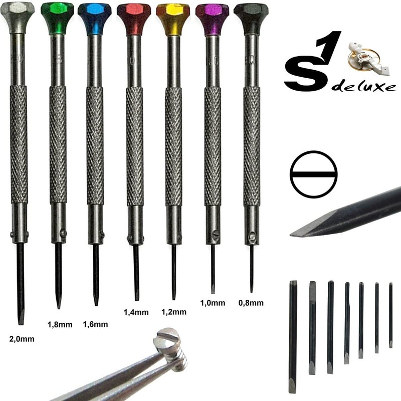 S1 Deluxe Watchmaker's Screwdriver Set Star XL for Watch Repair