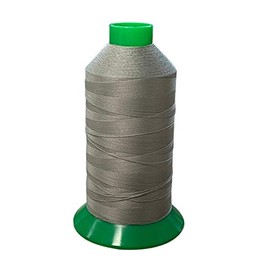 Serabond Bonded Polyester Thread 92 UV Resistant Heavy Duty Sewing Thread 8 oz Spool - Can Be Used On Home Sewing Machines (Shark Gray)