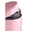 Premier Housewares Homeitem, Glass, steel, Pink, 12x12x24