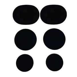 Shoe Patches, Shoe Hole Prevention Repair Patches, Non-slip Heel Protector Pads, Waterproof Boot Replacement Parts Inserts for Men Women, Black, Refer to description