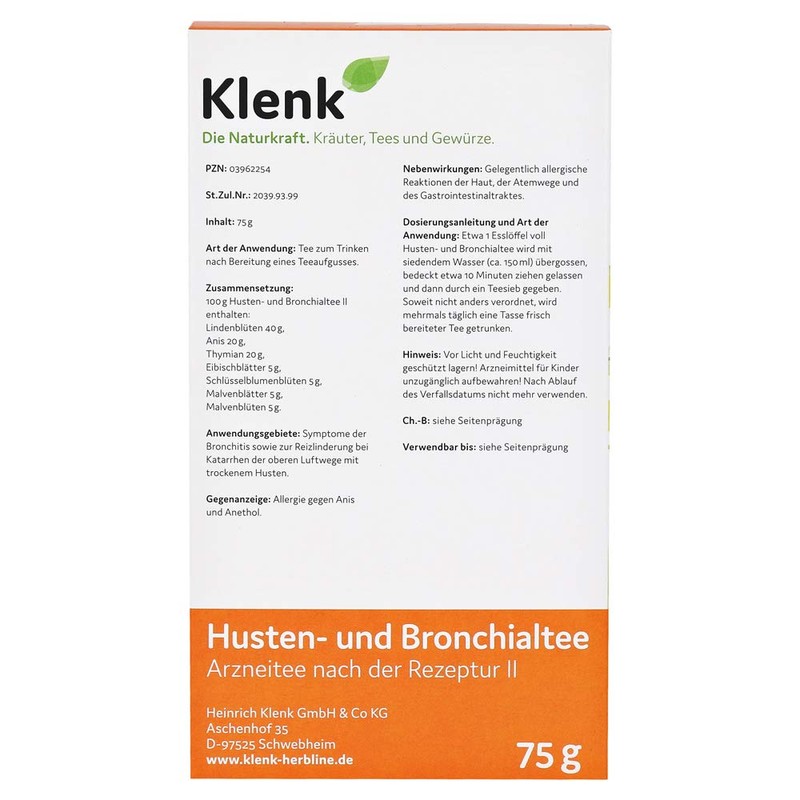 HUSTEN Bronchial Tea II 75 g