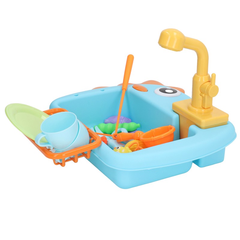 Dinosaur Electronic Dishwasher Toys 2 in 1 Kitchen Sink Toys