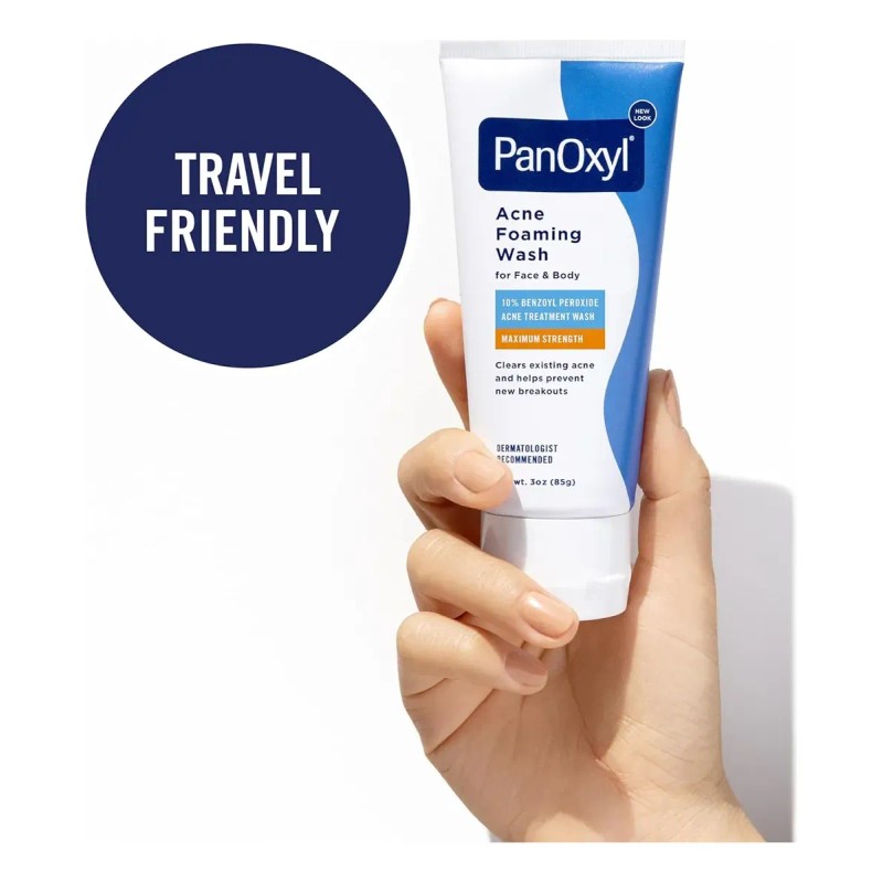 Panoxyl Lavado De Espuma Para Acné Peróxido De Benzoilo 10%