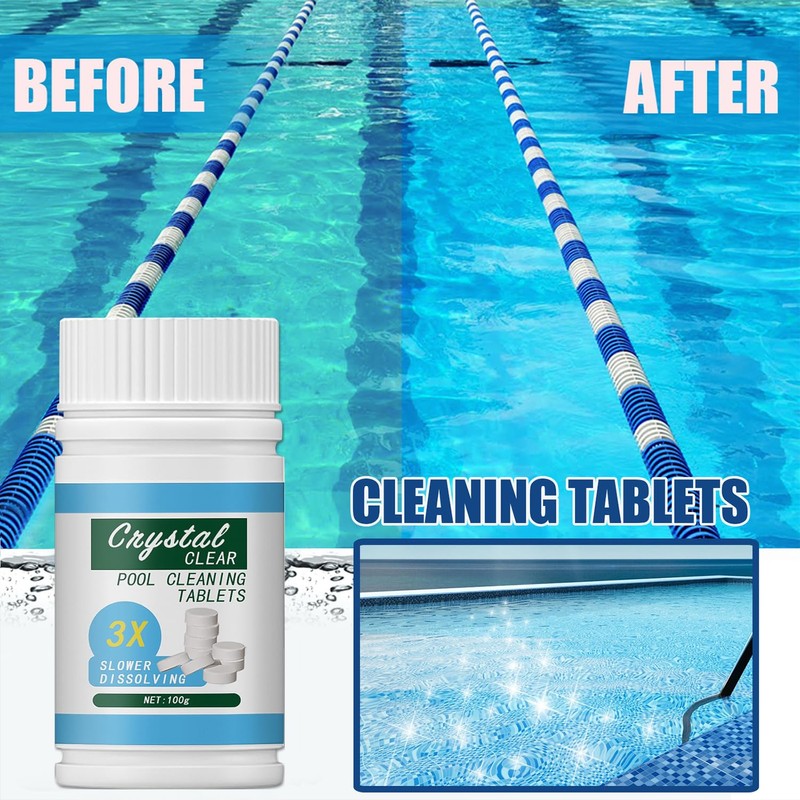 Pool Cleaning Tablet, Pool Cleaning Tablets, 100 Pieces, Cleaning Tablets