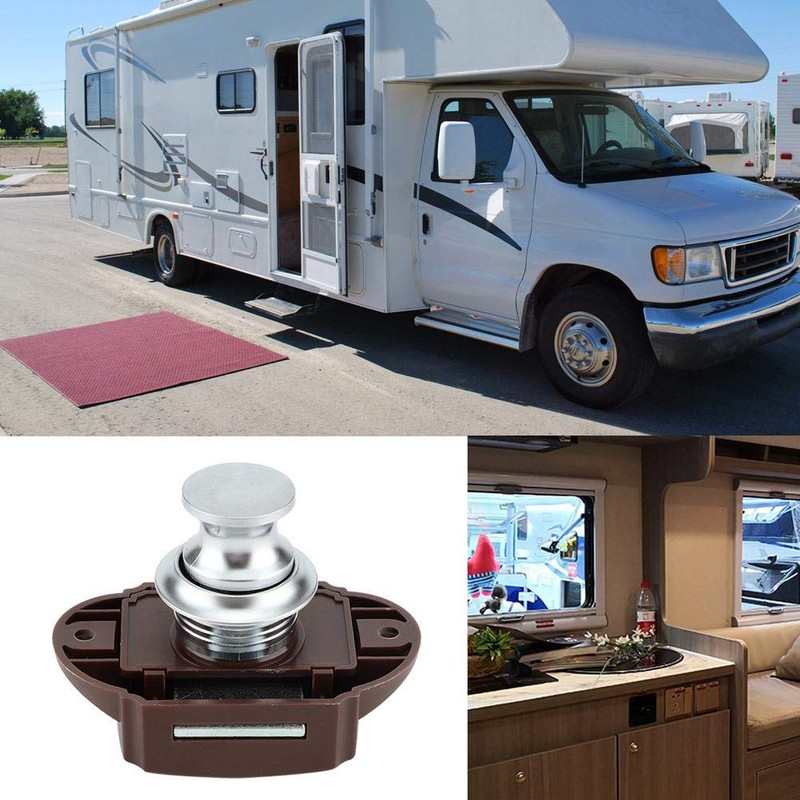 Push Button Lock, Aluminum Alloy +ABS Car Boat Keyless Push