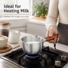 3Pcs Small Saucepan, Compact Pans for Single Serving Meals, Heating