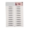 8pcs Tattoo Eyebrow Sticker Waterproof Breathable Long Lasting False Eyebrows