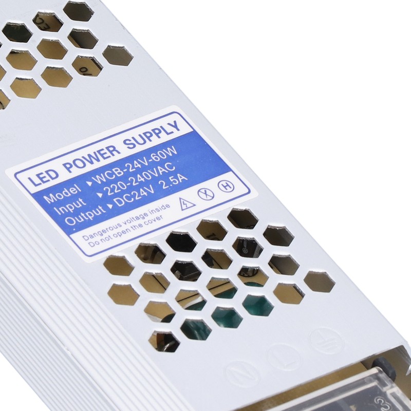 LED Power Supply Switching Driver Adapter UltraThin Long Strip Transformer