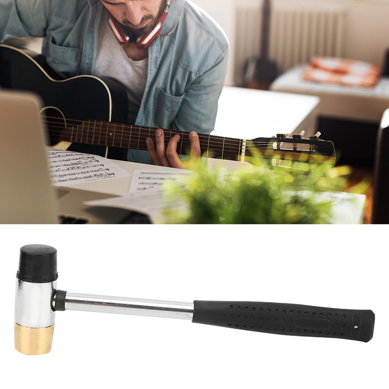 Black Guitar Plastic Hammer Brass and Rubber Head Ukulele Musical