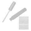 Contenedor De Brillo Labial De Plástico Transparente, 20 Uni