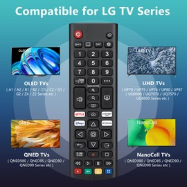 OMAIC Universal for LG Smart TV Remote Control Replacement (Pack of 2)
