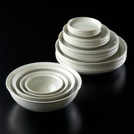 KINTO RIM Plate 8.1 inches (205 mm) White 20469