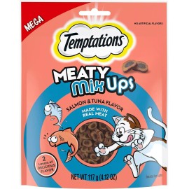 Temptations Meaty MixUps Cat Treats Salmon & Tuna Flavor, 4.12 oz. Pouch