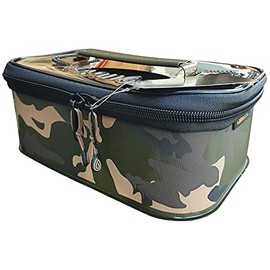 Fox Aquos Camolite Bait Storage Large 25 x 16.5 x 9 cm - Bait Bag for Boilies, Boilie Bag for Carp Fishing, Fishing Bag for Carp Bait