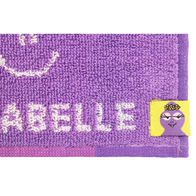 Marushin Mini Towel Barbapapa Belface 5525001600 Approx. 5.9 x 5.9