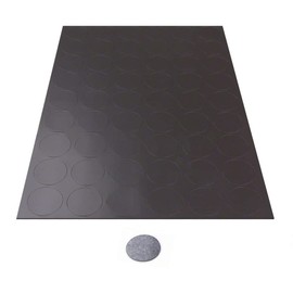 first4magnets F4MA430C-1 - Calamite adesive circolari, 30 mm (diametro) x 0,7 mm