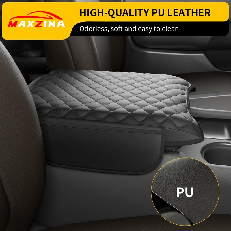 Maxzina Armrest Cover Compatible with 2023-2026 Honda Pilot & 2024-2026