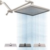 Cobbe Rainfall Shower Head for Bathroom, 11.8 Inch Large Rectangular