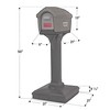 Dig-Free Easy Up Home Mailbox, Sandstone, Made in The USA