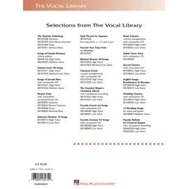 English Songs Renaissance To Baroque High Voice (Vocal Library)