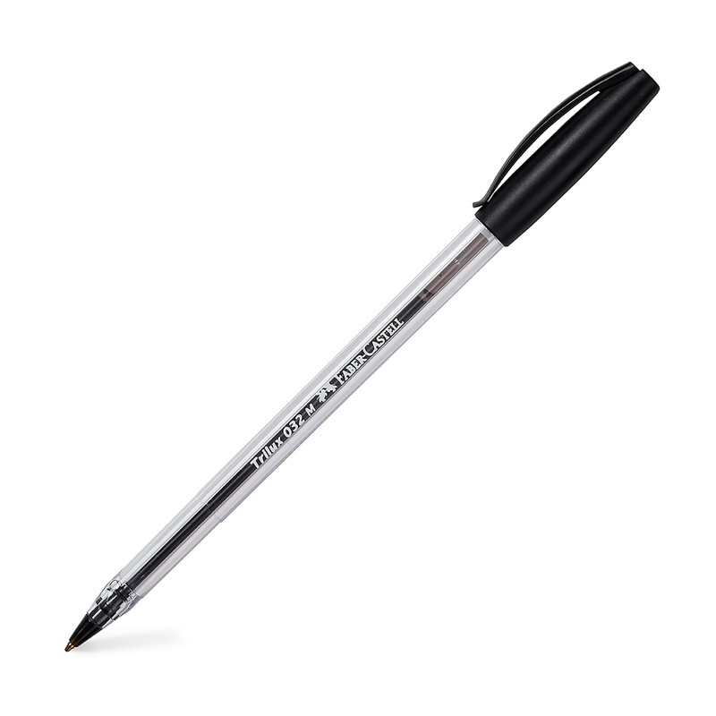 Faber Castell Trilux Ballpoint Pen, Black (Pack of 50)