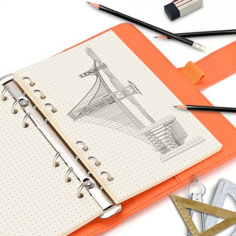 Refill Paper for A6 6 Ring Binder Notebook - Ideal